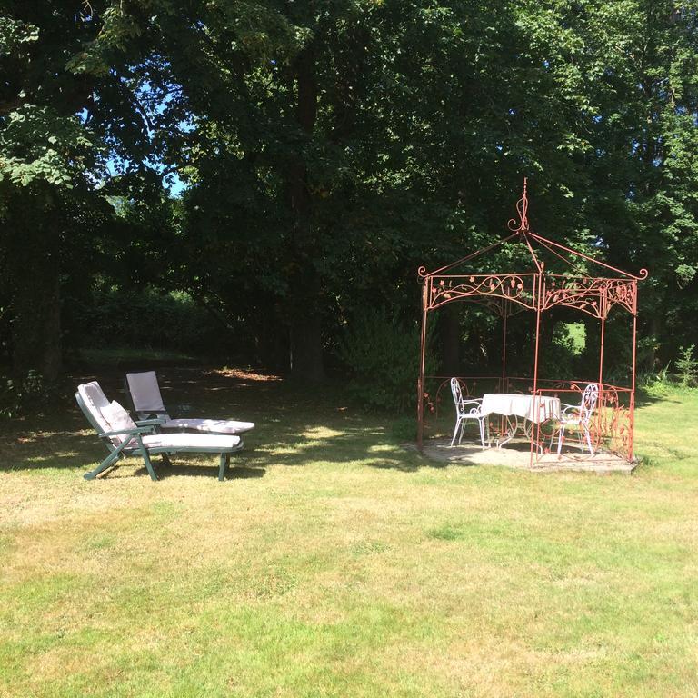 Chambres D'Hotes Et Roulotte Au Bonheur Du Parc Le Breuil  Exterior foto